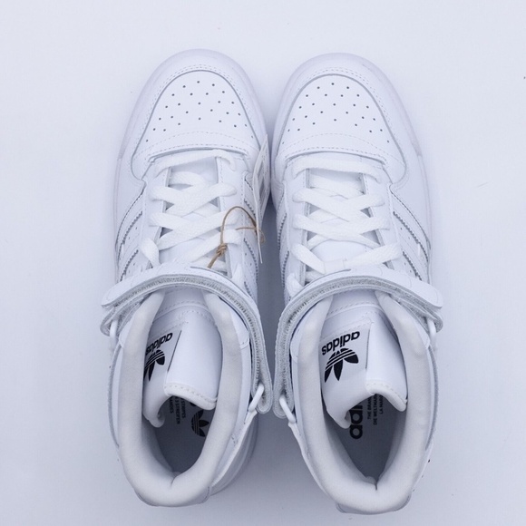 NEW adidas Originals Swarovski Forum Mid Sneakers GY0819 Cloud White - Picture 3 of 12